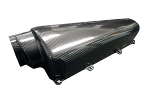 Reverie Zolder Macau MAX 6 Cyl Carbon Air Box - RH 127.5mm/150mm Tapered Bottom Intake, fits JC100 Baseplate